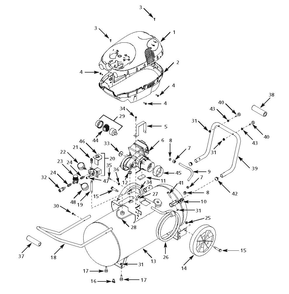 Part Location Diagram of EV1Si-CO Campbell Hausfeld Condor Unloader Valve, Straight